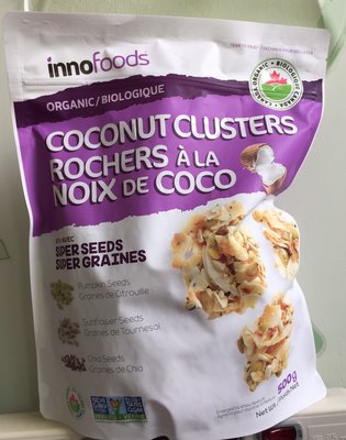 【佩佩的店】COSTCO 好市多 Inno Specialty Foods 有機南瓜奇亞籽椰子脆塊 500g 新莊可面交