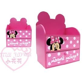♥小花花日本精品♥《Disney》迪士尼 米妮 Minnie 米妮粉色點點蝴蝶結頭型造型抽屜收納盒-12028009