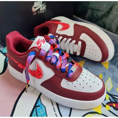 Nike Air Force 1 "Love For All" 紅白 情人節 愛心 休閒鞋 CV8482-600
