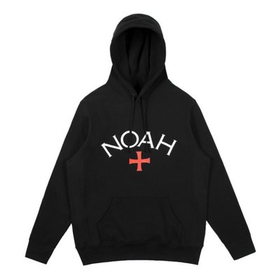 【 KL kiosk 】NOAH NYC Core Logo Hoodie 經典款 大十字 長袖帽T  黑色