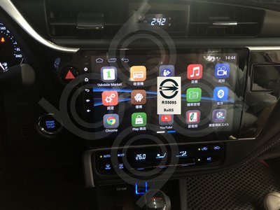 Toyota豐田 Altis -10吋安卓專用機.Android.觸控螢幕.usb.導航.網路電視.公司貨一年保固
