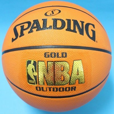 SPALDING 斯伯丁籃球 金字 NBA籃球 斯伯丁7號籃球/一個入{特690}