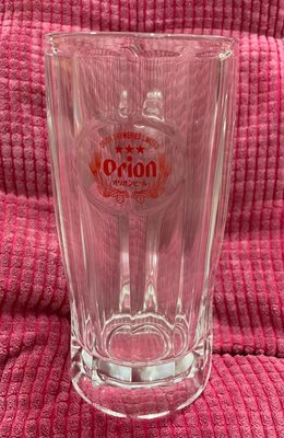 龍廬-自藏出清~玻璃製品-日本製 orion 奧利恩生啤酒暢飲杯有把手/0.3L/只有1個/玻璃杯 啤酒杯