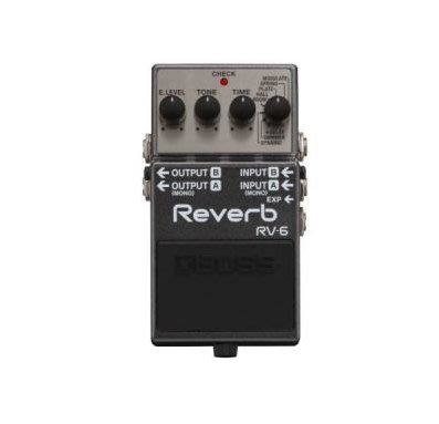 BOSS RV-6 數位殘響效果器 【Digital Reverb/keyboard/BASS可用/電吉他單踏效果器】