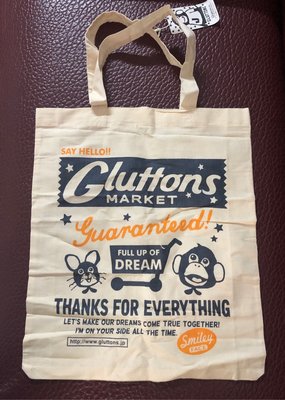 （全新）日系Gluttons輕便購物袋