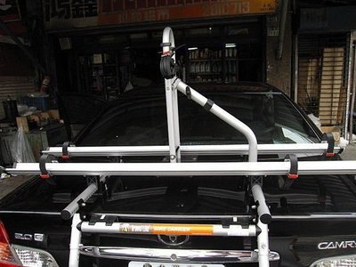 (柚子車舖) 豐田 CAMRY ALTIS VIOS 轎車專用 快克 鋁合金 腳踏車架 附認證文件(免驗車)a