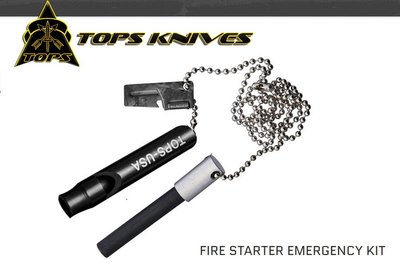 【angel 精品館 】美國 Tops Knives TFSK-38 救援求生起火組