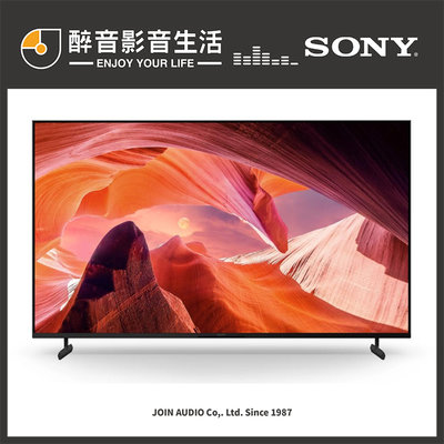 【醉音影音生活】Sony KM-43X80L 43吋 4K顯示器/Google TV.台灣公司貨 ※來電優惠價
