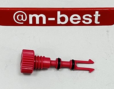 BENZ W126 W140 W220 W218 CLS 水箱放水螺絲 紅色=黑色 (OEM廠製) 0005000185