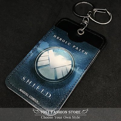 MARVEL 復仇者聯盟 神盾局 SHIELD 組織 名片夾 短夾 信用卡夾 卡包 證件套 證件夾 鑰匙圈 悠遊卡套