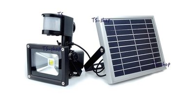 ☆太陽能 LED 感應投射燈☆ 戶外型 太陽能 LED 10W 感應投射燈 探照燈 廣告照明燈 戶外路燈.照明燈-C款