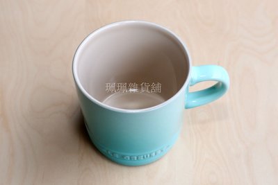 【珮珮雜貨舖】全新《LE CREUSET》陶瓷90週年紀念版英式卡布奇諾杯 咖啡杯 Cool Mint薄荷綠250ml