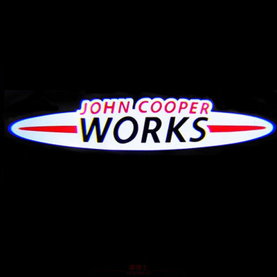 Mini F56 F57 F55 F60 R55 R56 R60 R61 JCW迎賓燈JOHN COOPER WORKS @车博士