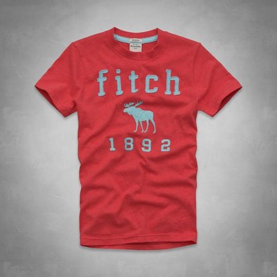 愛麗絲小舖~A&F abercrombie & fitch Kids classic logo tee 刺繡T恤現貨XL