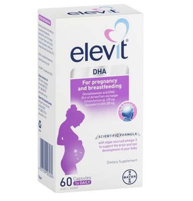 澳洲 Elevit  愛樂維 DHA for pregnancy 60顆 正品直航滿額免運
