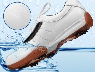yes99buy加盟-專業高爾夫球鞋 防水運動鞋 golf透氣真皮男款   預購7天+現貨