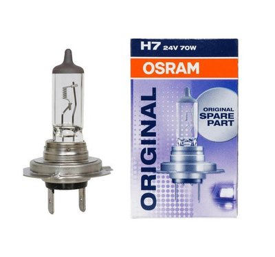 德國 歐司朗 OSRAM 燈泡 H7 24V70W 大燈泡 石英燈泡 單顆 64215