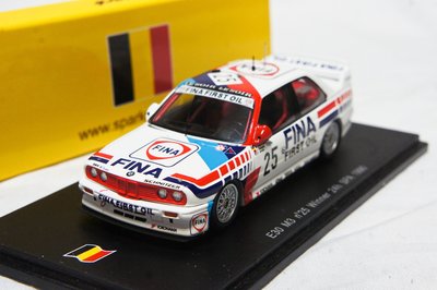【現貨特價】1:43 Spark BMW M3 E30 No.25 24h Spa 1990 冠軍 Cecotto