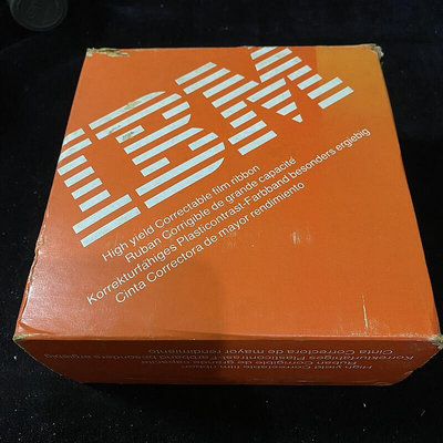 早期 五盒合售 IBM 1299095 打字機 色帶 送三個修正帶 / lo