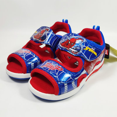 (E5) 最新款 MOONSTAR月星 漫威 兒童涼鞋 踩踏亮燈涼鞋 MV0145  [迦勒]