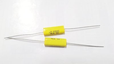 『正典UCHI電子』油質高壓無極性電容器 0.1K(105J) / 630v
