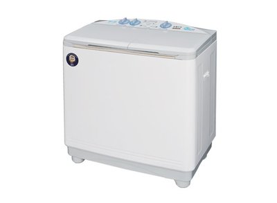 板橋-長美 SANLUX 台灣三洋洗衣機 SW-1068U/SW1068U 雙槽半自動10kg洗衣機 雙槽一體洗脫同步