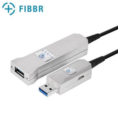 USB延長線fibbr菲伯爾光纖usb3.0延長線高速公對母信號放大連接線~新北五金專賣店