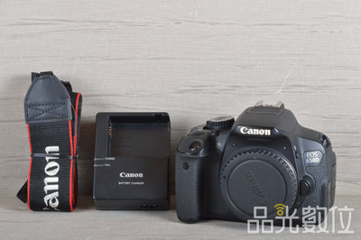 【品光數位】Canon EOS 650D 單機身 快門數106XX 1800萬畫素  #124296U