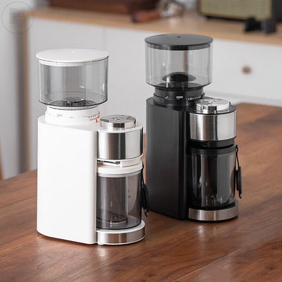 【現貨秒發】電動磨豆機咖啡豆研磨機家用小型全自動咖啡機定量意式手衝磨粉器