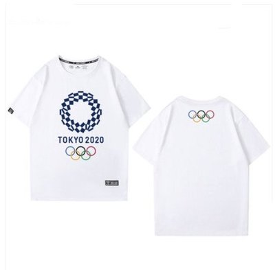 東京奧運 2021 圓領短袖上衣 圓領T恤 短袖T恤 圓領Tshirt 情侶裝 團體服 紀念衣服 收藏 奧運周邊