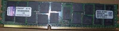 ECC REG金士頓DDR3-1333 KVR1333D3D4R9S/8G記憶體2RX8伺服器8GB KINGSTON