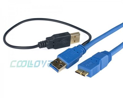 小白的生活工場*PRO-BEST(USB3-CBL-YBL-1.2) USB3.0 MICRO B 公對2A公Y型傳輸線