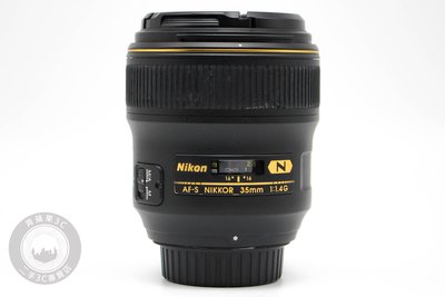【高雄青蘋果3C】Nikon AF-S 35mm f1.4 G 公司貨 N鍍膜 二手定焦 人像鏡 #69681