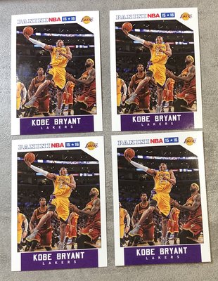 4張 2015-16 Panini NBA Kobe Bryant 同窗 LeBron James 籃球卡 球星卡 球卡