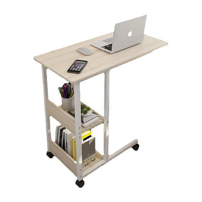 落地摺疊辦公桌移動宿舍電腦桌桌子房間電腦可款式簡易辦公紅書桌 b11