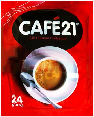 新加坡 CAFE21 21世紀白咖啡288g（12gx24包）｜咖啡 即溶咖啡 2in1 咖啡包
