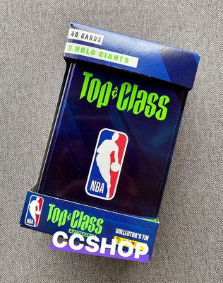 【CCSHOP】2024 Top Class 鐵盒+4包*10張+3張Holo Giants NBA球員卡拆Wembanyama和隊徽卡