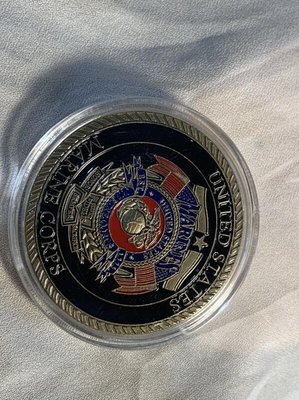 2424轉運幣幸運幣美國海軍陸戰隊退伍紀念幣美國海軍陸戰隊鬥牛犬幣海軍陸戰隊惡犬幣軍事紀念幣