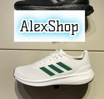 艾力克斯 ADIDAS RUNFALCON 3.0 男 ID2293 白綠 慢跑鞋 X