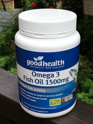 100% 紐西蘭 Good Health 好健康 魚油 1500mg 400粒 -- 2026/11