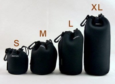Matin馬汀 鏡頭袋、鏡頭筒，S號，防撞、防水、高彈性。加厚型。