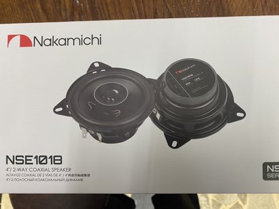 【安啦商行】Nakamichi 日本中道 NSE1018 4吋二音路同軸喇叭