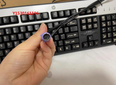 游戲鍵盤全新原裝HP惠普0316有線鍵盤臺式電腦鍵盤 ps2接口圓孔通用標準