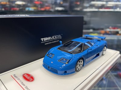 吉華科技@ 1/43 TSM TSM430602 Bugatti EB110 Super Sport Blu