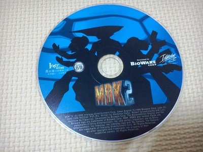 PC正版電腦遊戲光碟片 【MDK2】1片  片況佳