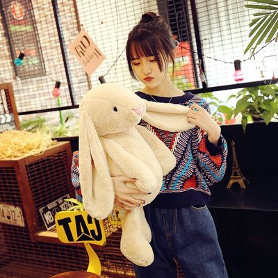 邦尼兔子毛絨玩具可愛兔子公仔娃娃垂耳兔玩偶送兒童女 促銷