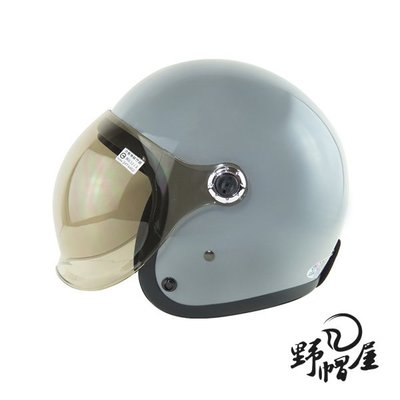 《野帽屋》K-805P5 泡泡鏡騎士帽 半罩 3/4罩 安全帽 內襯全可拆 復古帽  805P5 ninja 法粉