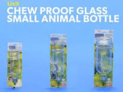 GO-FINE夠好 立可吸 GB12 寵物防啃咬飲水瓶 鳥鼠兔玻璃飲水瓶 玻璃鋼珠瓶 中尺寸 美國寵物第一品牌LIXIT