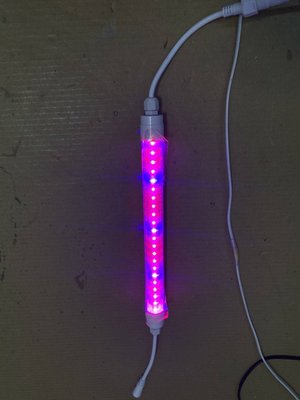 T8 1尺 LED 植物燈/防水型植物燈1隻+防水燈管專用插頭線套裝組（全光譜或紅光）