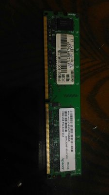 『二手品免運』NO.252 Apacer DDR2 2G 800 記憶體*1入 記憶卡 桌上型電腦 主機板